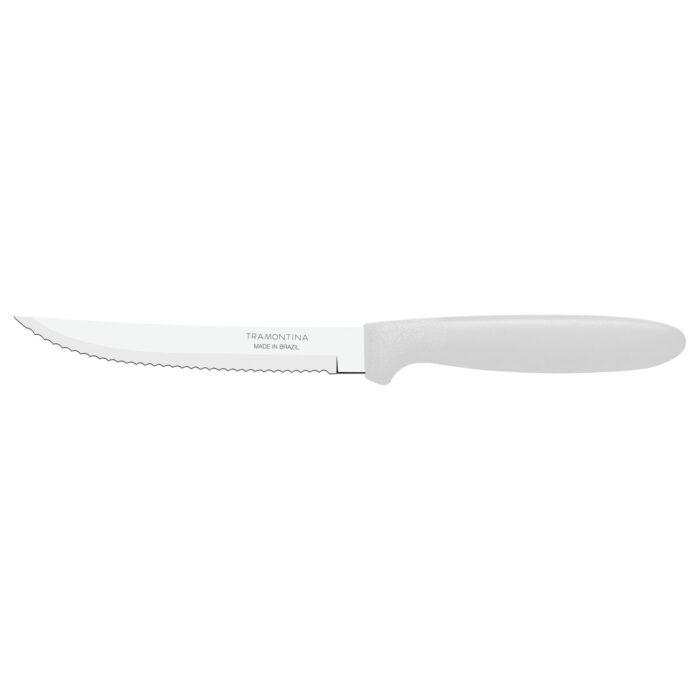Cuchillo de Mesa Mango Plastico Blanco Ipanema TRAMONTINA - Imagen 1