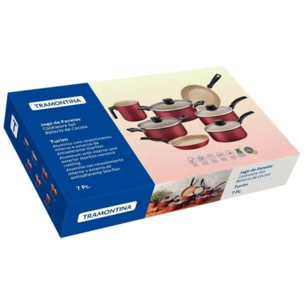 Juego de Cacerolas 7 Pz.  Turim TRAMONTINA