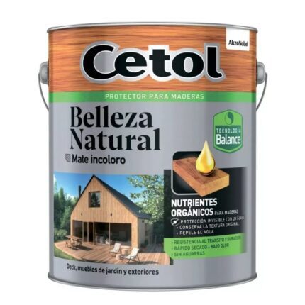 Impregnante Cetol Belleza Natural Mate Incoloro x4 Lts.