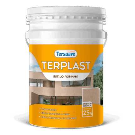 Terplast Estilo Romano Medio Beige Cocada 25kg