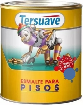 PINTURA PARA PISOS ROJO  4LTS        TERSUAVE
