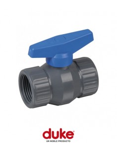 VALVULA PASO PVC 2"       DUKE       10000106