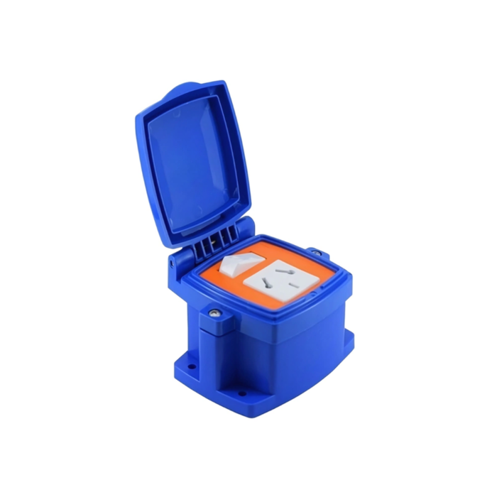 534675 CAJA CAPSULADA TOMA CON TIERRA + INTERRRUPTOR 14079 SOLNIC SOMA - Imagen 1