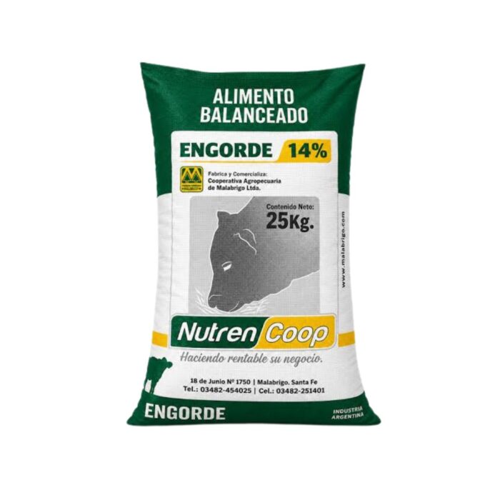 Diseño sin título (3) ALIMENTO BALANCEADO ENGORDE 14% NUTRENCOOP - Imagen 1