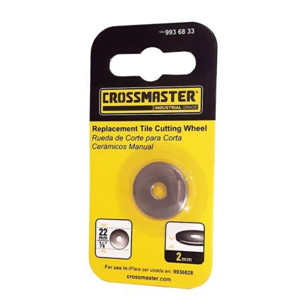 REPUESTO DE RUEDA PARA CORTADORA DE CERÁMICOS DE 22 X 6 X 2 MM 9936833
