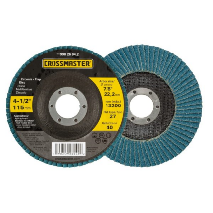 DISCO MULTILAMINADO PARA AMOLADORA DE 180 MM GRANO 80