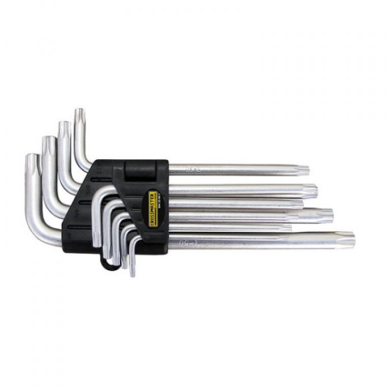 JUEGO DE 9 LLAVES TORX DE T10 A T50 CROSSMASTER