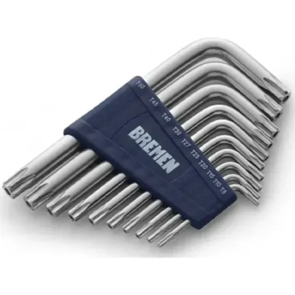 JUEGO TORX LARGAS T8/T50 10 PZ. BREMEN        6906