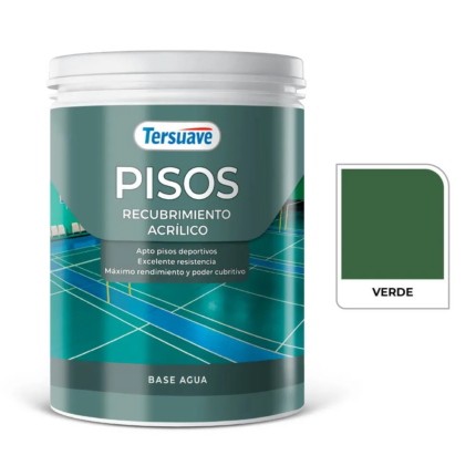PISOS RECUBRIMIENTO ACRÍLICO 1 LTS VERDE 4225