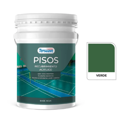 PISOS RECUBRIMIENTO ACRÍLICO VERDE 20 LTS