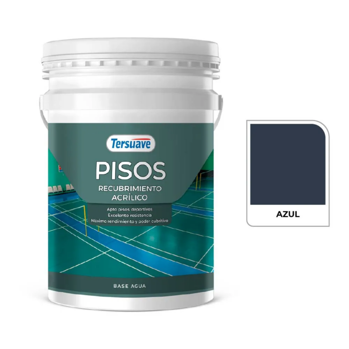 PISOS RECUBRIMIENTO ACRÍLICO AZUL 20 LTS - Imagen 1