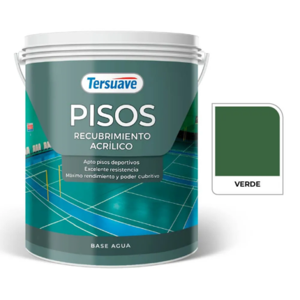PISOS RECUBRIMIENTO ACRÍLICO VERDE 4 LTS