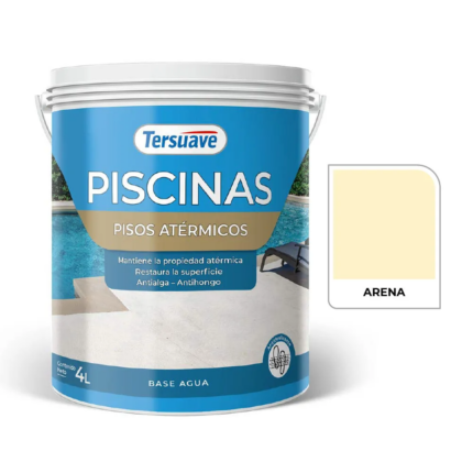 PISCINAS PISOS ATÉRMICOS ARENA X 4LTS TERSUAVE
