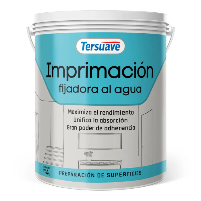 146626 IMPRIMACION FIJADORA AL AGUA X 4 LTS TERSUAVE - Imagen 1