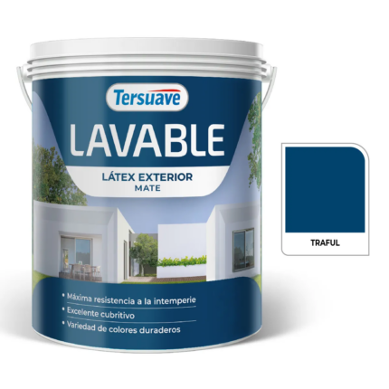 LAVABLE LATEX EXTERIOR AZUL TRAFUL X 20 LTS TERSUAVE