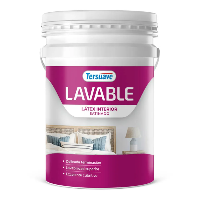 LAVABLE LATEX INTERIOR SATINADO X 20 LTS TERSUAVE - Imagen 1