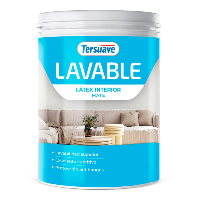 146770 LAVABLE LATEX INTERIOR MATE X 1 LTS - Imagen 1