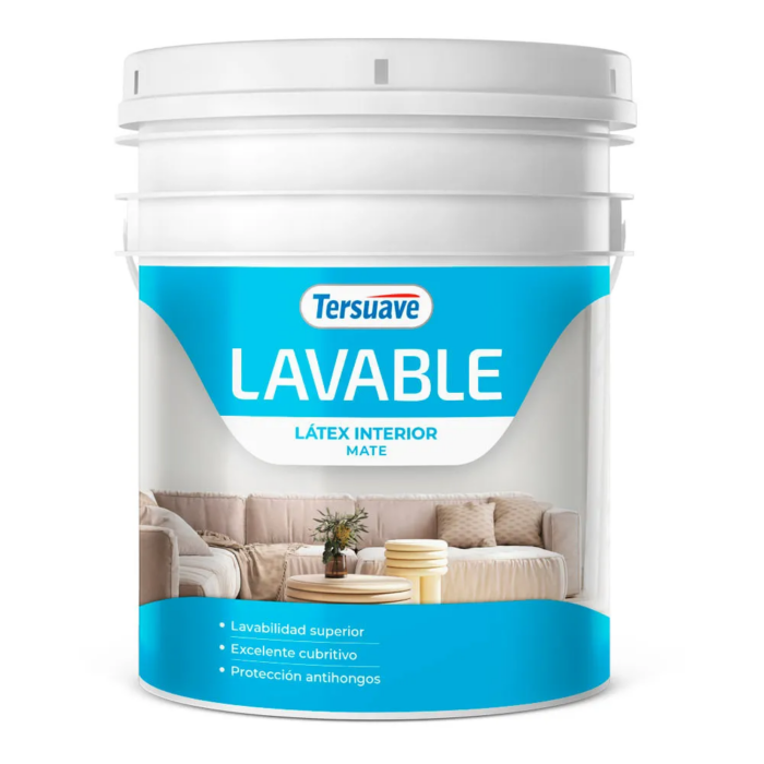 LAVABLE LATEX INTERIOR MATE X 10 LTS TERSUAVE - Imagen 1