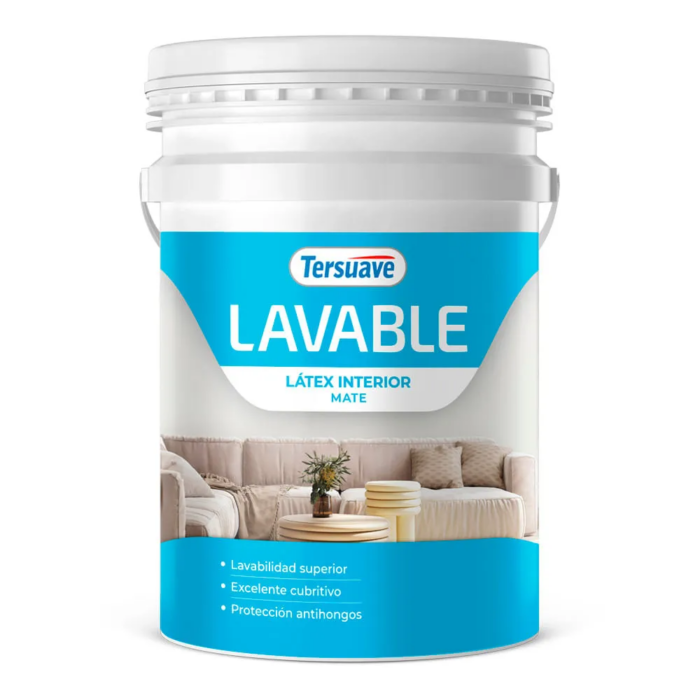 LAVABLE LATEX INTERIOR MATE X 20 LTS TERSUAVE - Imagen 1