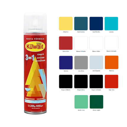 PINTURA EN AEROSOL DE 415 CC COLOR VIOLETA KUWAIT