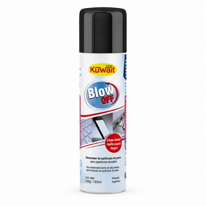 146890 AIRE COMPRIMIDO EN AEROSOL DE 240 CC BLOW OFF KUWAIT - Imagen 1