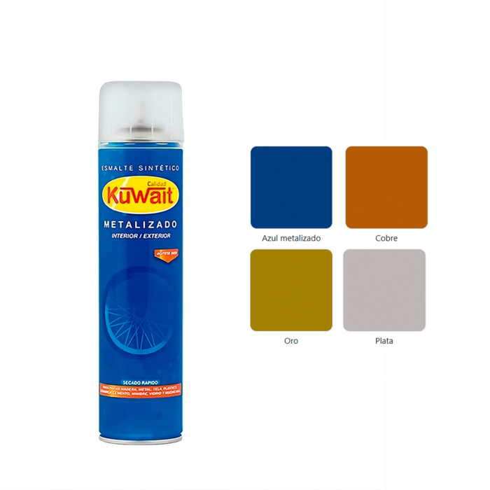 146932 PINTURA EN AEROSOL DE 240 CC COLOR METÁLICO COBRE KUWAIT - Imagen 1