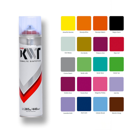 PINTURA EN AEROSOL KWT DE 440 CC COLOR MAGENTA PIMBU KUWAIT