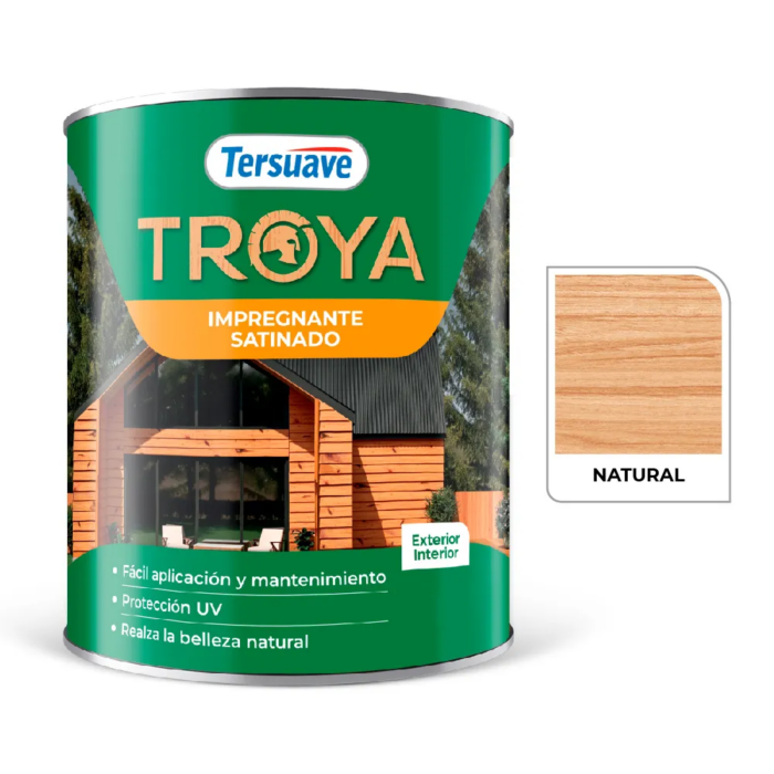 148686 TROYA IMPREGNANTE SATINADO NATURAL X 4 LTS TERSUAVE - Imagen 1