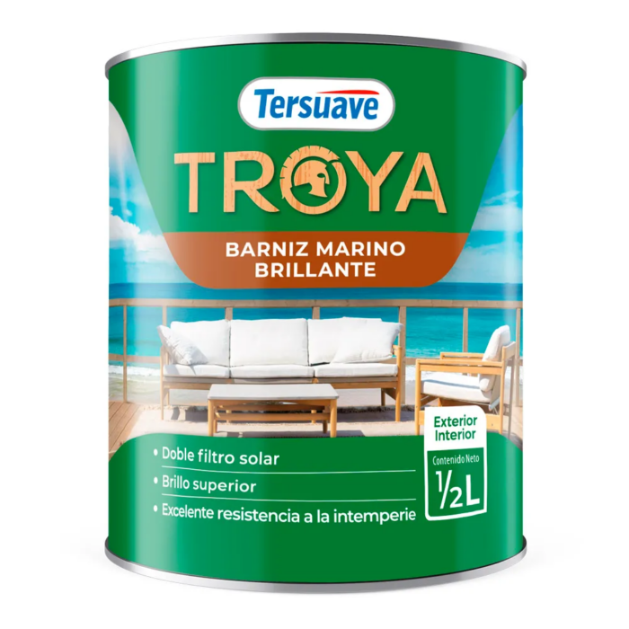 TROYA BARNIZ MARINO BRILLANTE X 1/2 LTS TERSUAVE - Imagen 1