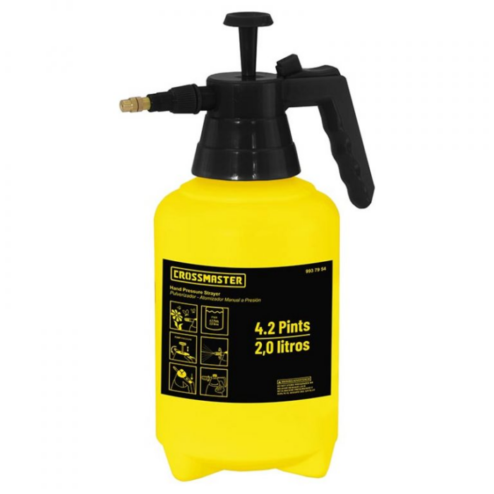 PULVERIZADOR MANUAL DE 2 LITROS CROSSMASTER - Imagen 1