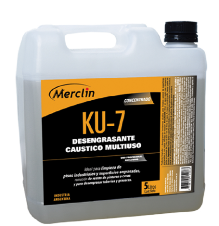KU-7 DESENGRASANTE CAÚSTICO MULTIUSO 5LTS