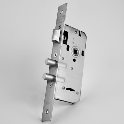 CERRADURA KALLAY 4002 SEG. INTERMEDIA DOBLE PERNO FRENTE BRONCE PULIDO