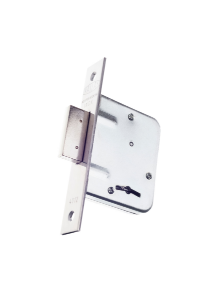 CERROJO KALLAY MODELO 4012 REFORZADO DE SEGURIDAD, FRENTE HIERRO NIQUELADO