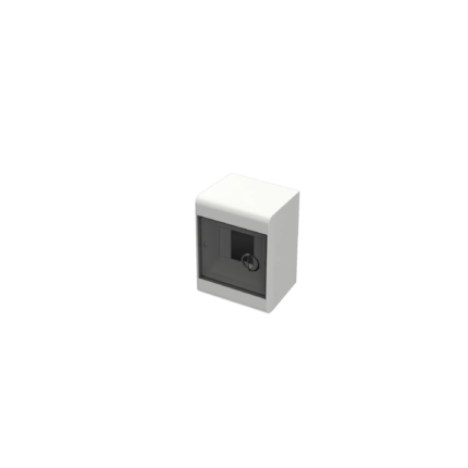 CAJA PVC EXTERIOR CON PUERTA PARA 2 A 4 MÓDULOS CS330