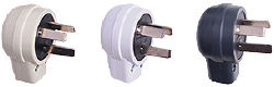 FICHA MACHO BIPOLAR + TIERRA  10A 250VCA     31301