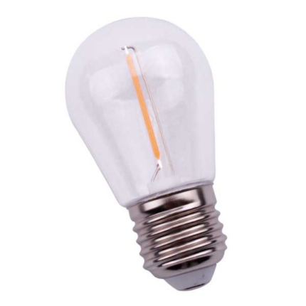 LAMPARA S14 1W E27 LED 1.2W S14 VERDE     404512