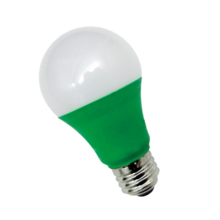 LAMPARA  LED VERDE    9W A19     401636