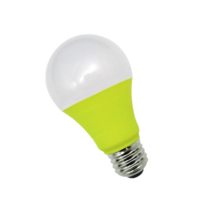 LAMPARA LED AMARILLO 9W A19     401635