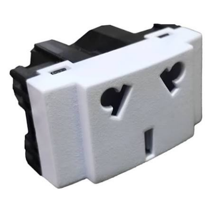 TOMACORRIENTE SOMA CON TIERRA 10A BLANCO 401803