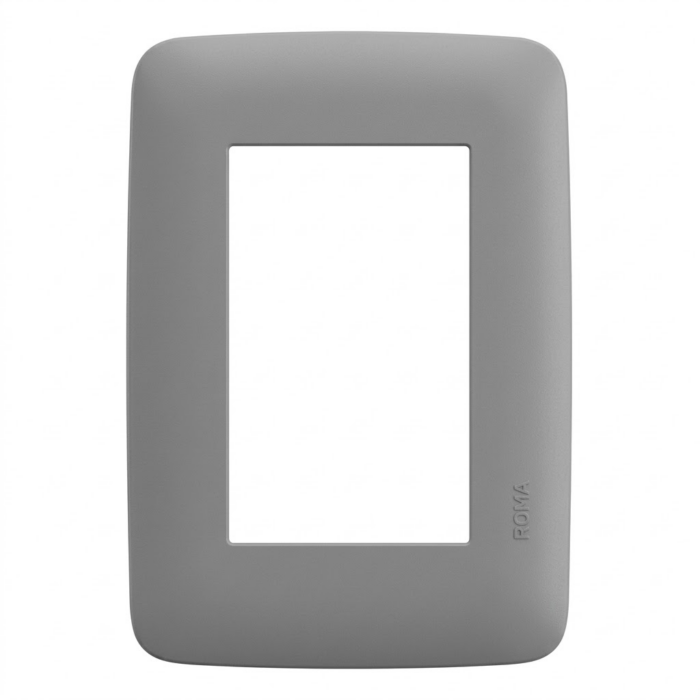 TAPA/BASTIDOR SOMA CON MARCO, COLOR GRIS. - Imagen 1
