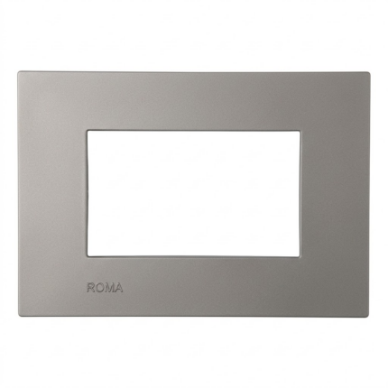 TAPA AUREA 3 MÓDULOS GRIS ALBATROS                           226304
