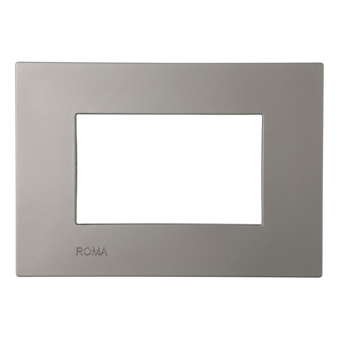 TAPA AUREA 3 MÓDULOS GRIS ALBATROS                           226304 - Imagen 1