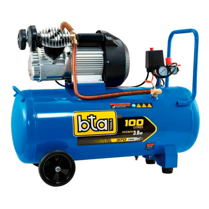 COMPRESOR DE AIRE 100 LITROS - 3.0 HP - BICILÍNDRICO    272063.3 - Imagen 1