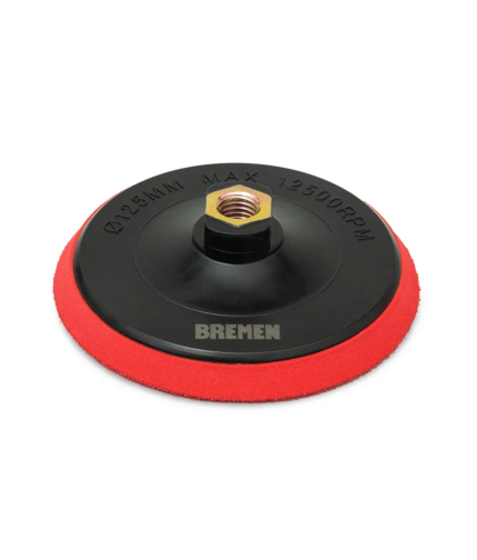 DISCO RESPALDO DE GOMA CON VELCRO 5¨/125MM CON ADAPTADOR 8060