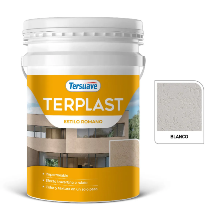 TERPLAST ROMANO FINO BLANCO 25KG TERSUAVE - Imagen 1