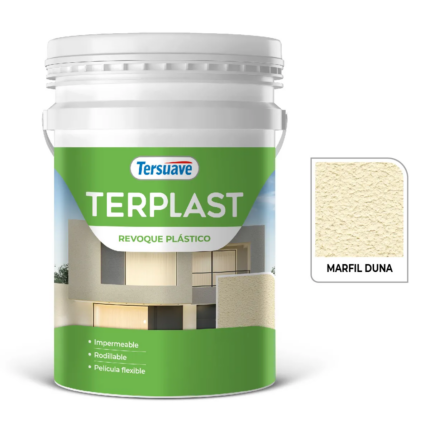 TERPLAST REVOQUE PLASTICO MARFIL DUNA X 25 KGS TERSUAVE